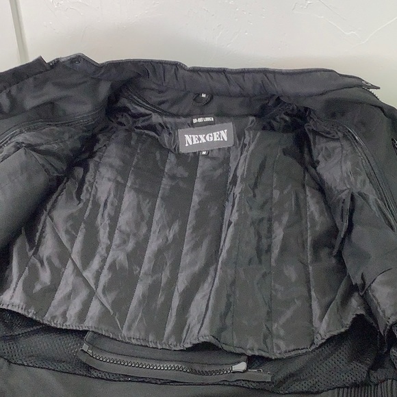 Nexgen Harley Davidson embroidered patches Motorcycle Zip out liner jacket SZ M - Picture 10 of 16